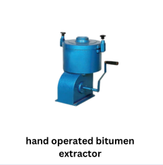 Hand Operated Bitumen Extractor Equipment Suppliers in Rani Gunj, Secunderabad, Hyderabad